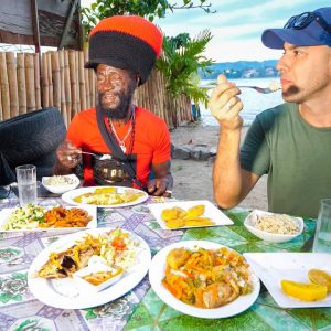 Jamaica Street Food ??+ Market Tour with @Ras Kitchen in Port Antonio, Jamaica!