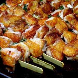 대왕 닭꼬치 Big Chicken Reg Skewers - Taiwan food