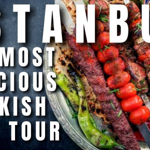 The Most Popular Delicious Turkish Food Tour In Istanbul City |April 2021|4k UHD 60fps