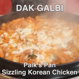 DAKGALBI Paik's Pan Sizzling Korean Chicken