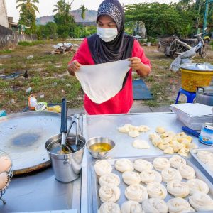 Street Food EGG ROTI!! Market Eating Tour in Southeast Asia! | Ranong, Thailand