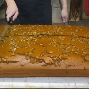 Jiggly Nuts Cake Cutting