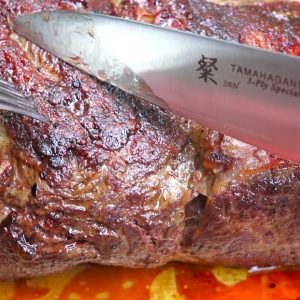 Rare Uruguay Steak vs. Japanese knife vs. Italian steak knife