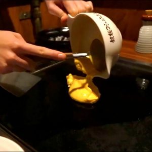 Fluffy Cheese Pancake - Solo Dinner in Japan