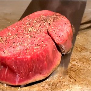 Olive Wagyu in Japan - a "well done" Steak