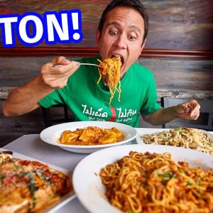 Boston Food Tour - HUGE ITALIAN FOOD + 16” Chicken Parmesan Sub!! | Boston, Massachusetts