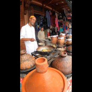 Tagines and Fried Fish of Morocco. Marrakech Street Food
