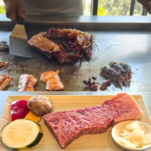 $240 Teppanyaki Lunch in Singapore - Japanese Wagyu and Seafood