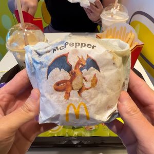 Eating Pokemon at McDonalds