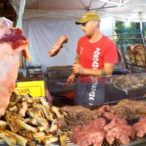 Best Cuts of Mixed Meats Grilled Italian Style  Steaks, Pork Ribs, Sausages & More Italy Street Food