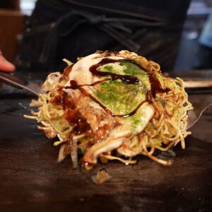 The Most Famous Okonomiyaki Restaurant in Osaka