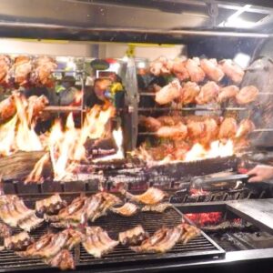 Extreme Rotisserie on Wheels, Huge Roasted Pork, Poland Grill & more. World Street Food