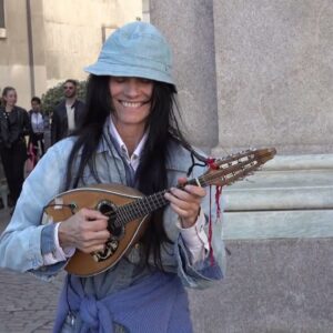 Mandolin Player. Street Music from Italy