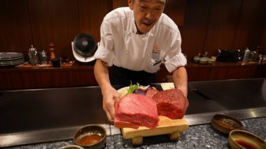 $50 Kobe Beef Teppanyaki in Japan