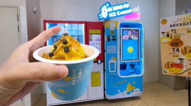 Ice Cream Making Vending Machine
